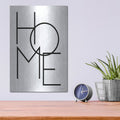 'Home' by Susan Ball – Metal Wall Art, 12x16 room view