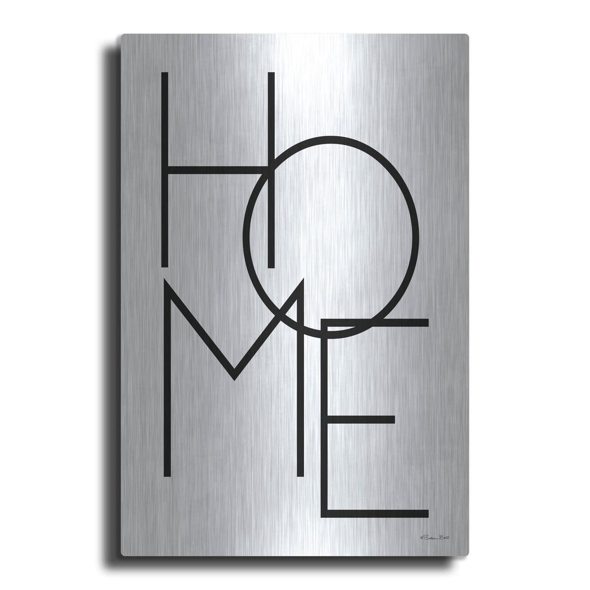 'Home' by Susan Ball – Metal Wall Art