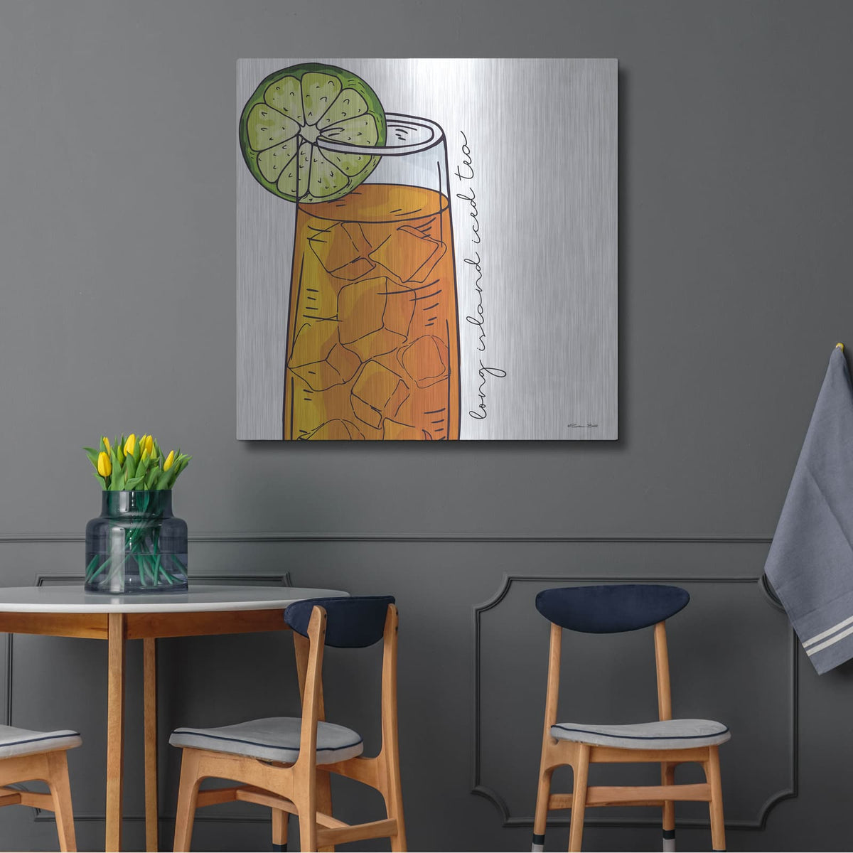 'Long Island' by Susan Ball – Metal Wall Art, 36x36 room view