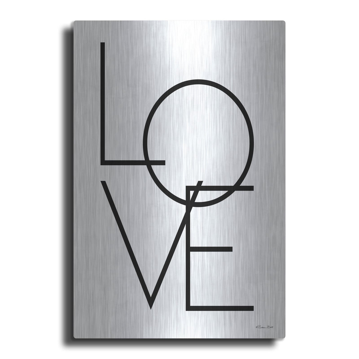 'Love' by Susan Ball – Metal Wall Art