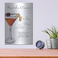 'Manhattan Recipe' by Susan Ball – Metal Wall Art, 12x16 room view