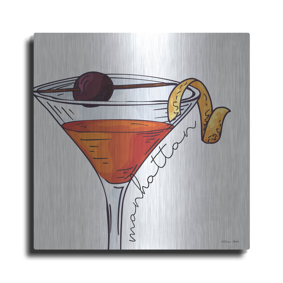 'Manhattan' by Susan Ball – Metal Wall Art