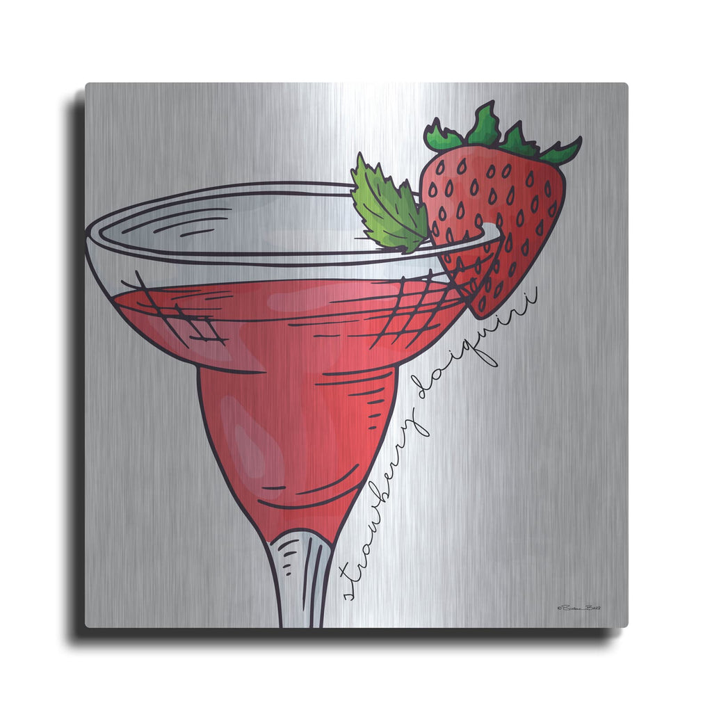 'Strawberry Daiquiri' by Susan Ball – Metal Wall Art