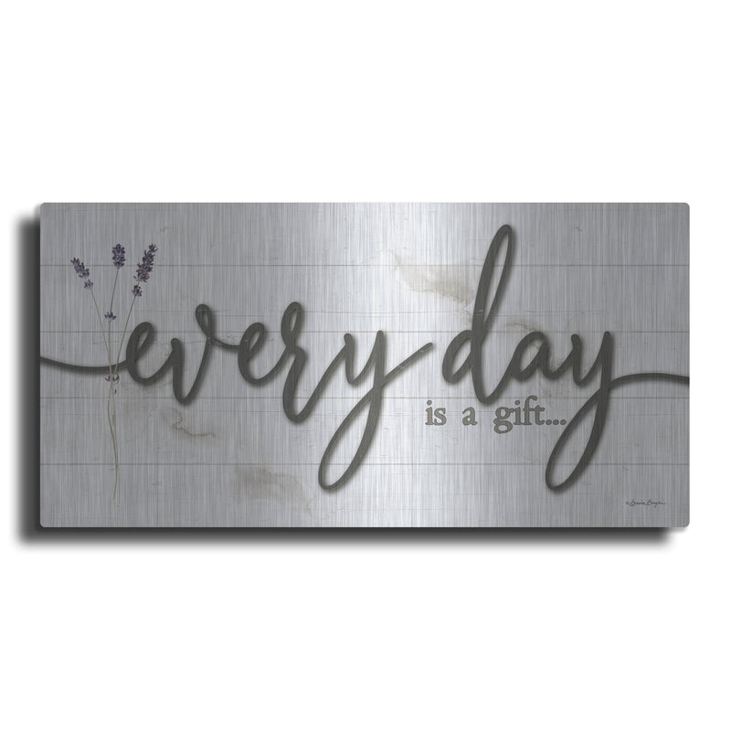 'Every Day Is A Gift' by Susie Boyer – Metal Wall Art