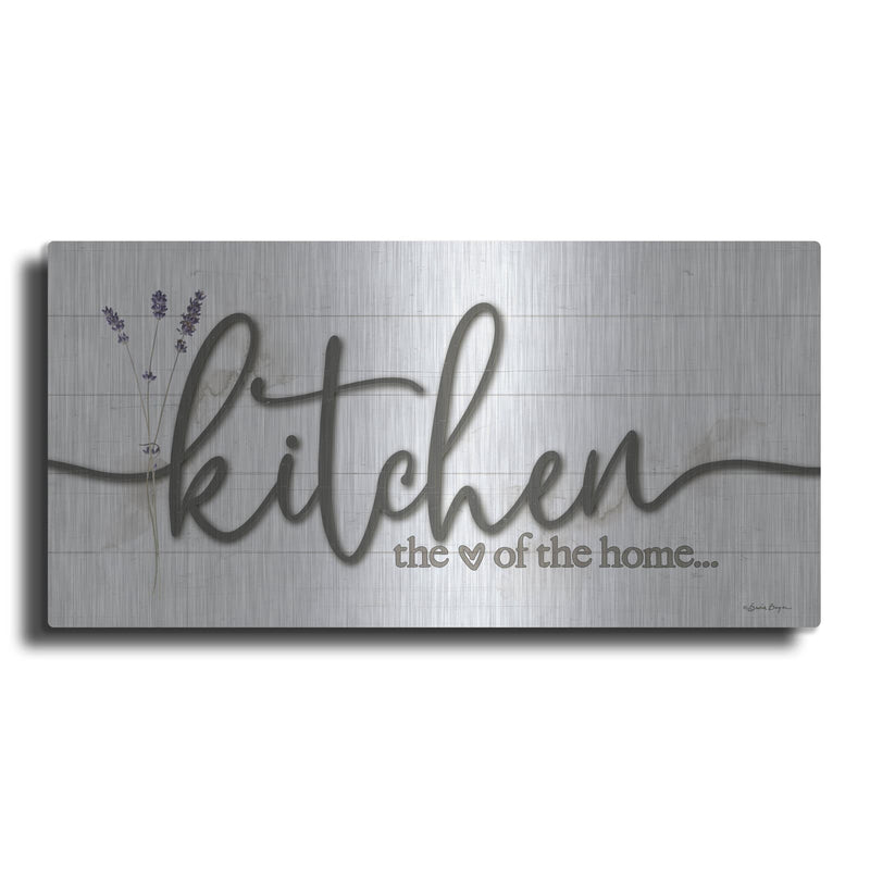 'Kitchen - The Heart Of The Home' by Susie Boyer – Metal Wall Art
