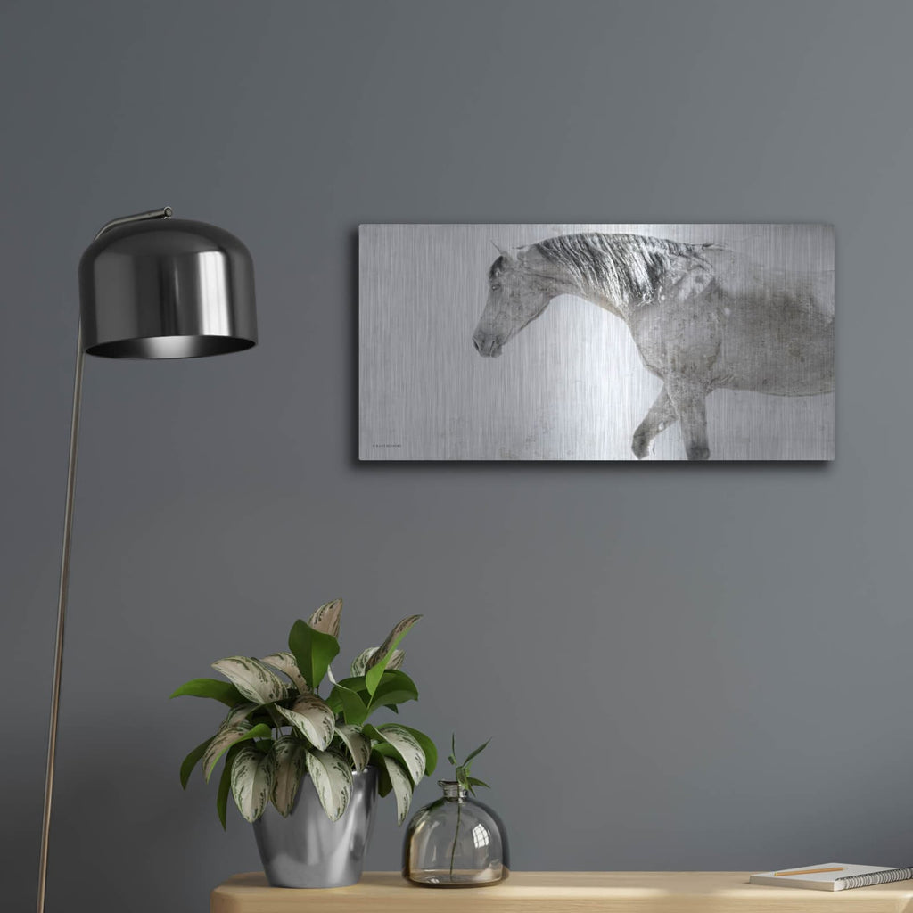 'Harrison' by Kari Brooks – Metal Wall Art, 24x12 room view
