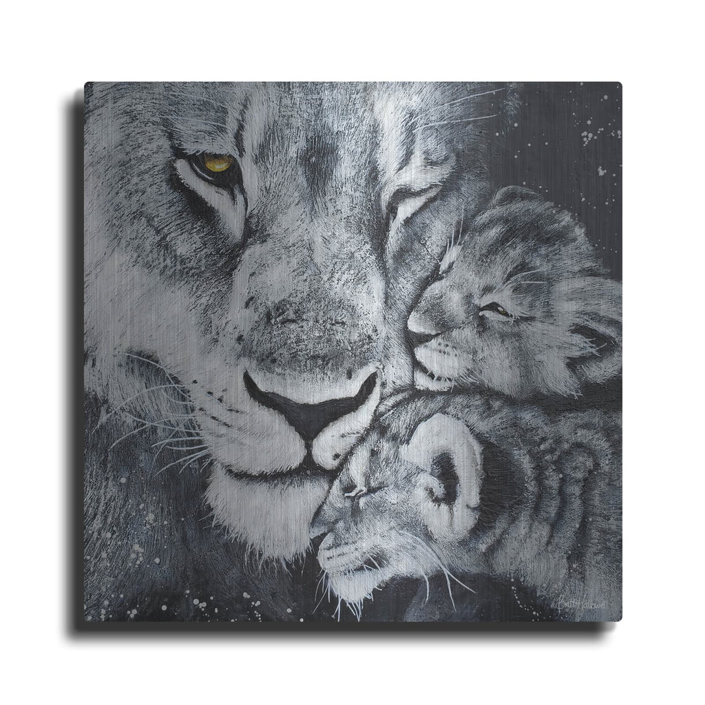'Lioness' by Britt Hallowell – Metal Wall Art