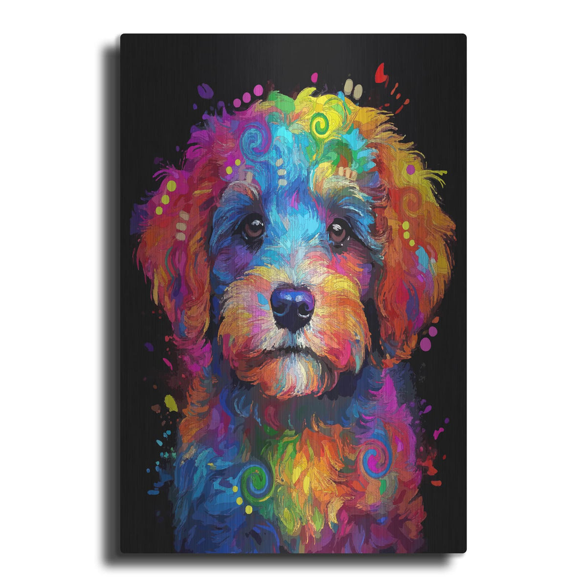'Doodle Pup' by Dean Russo – Metal Wall Art
