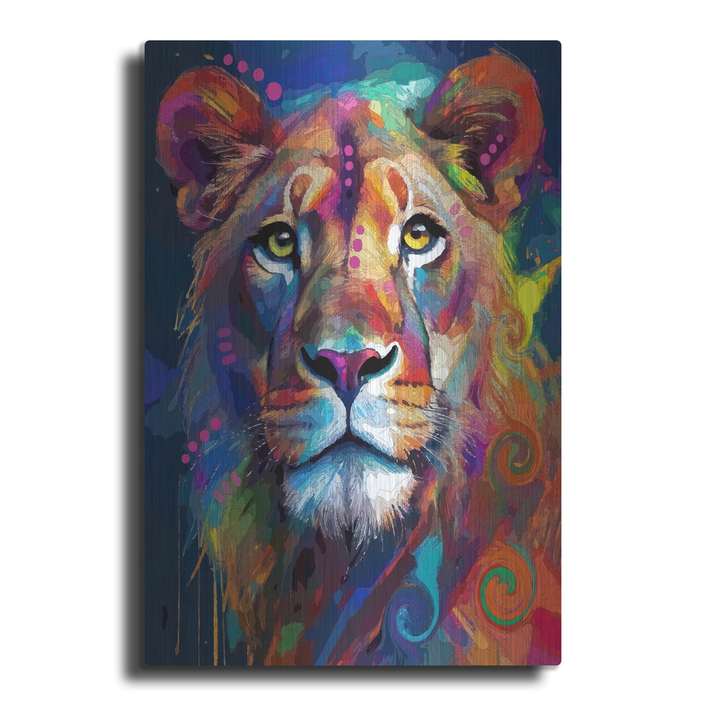 'Lioness' by Dean Russo – Metal Wall Art