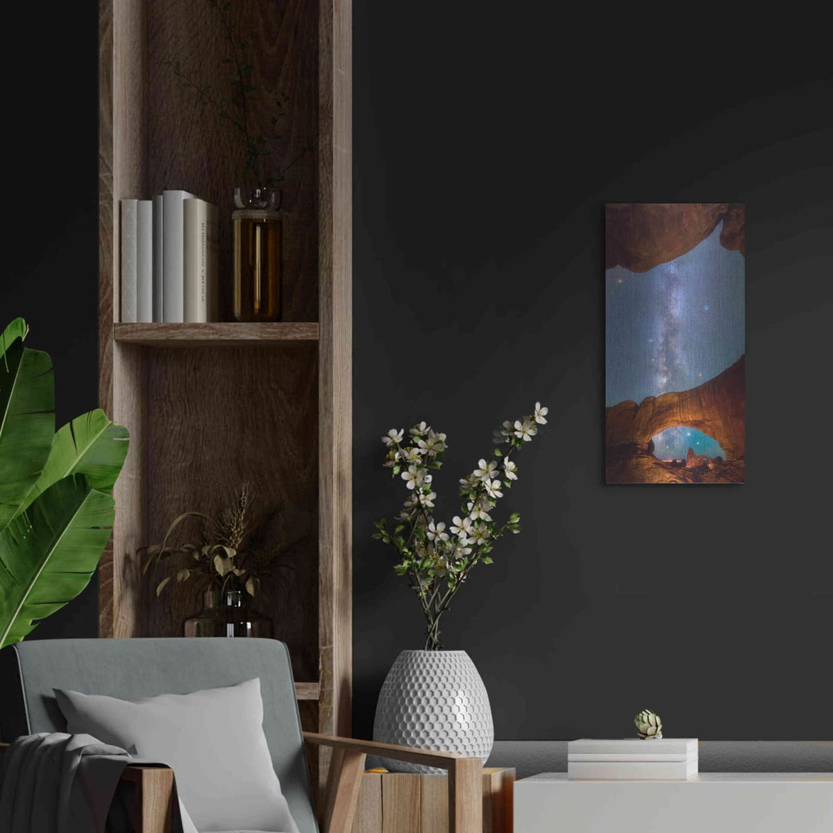 'Heavens Above Turret' by Darren White – Metal Wall Art, 12x24 room view