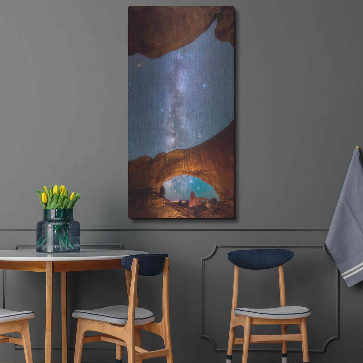 'Heavens Above Turret' by Darren White – Metal Wall Art, 24x48 room view