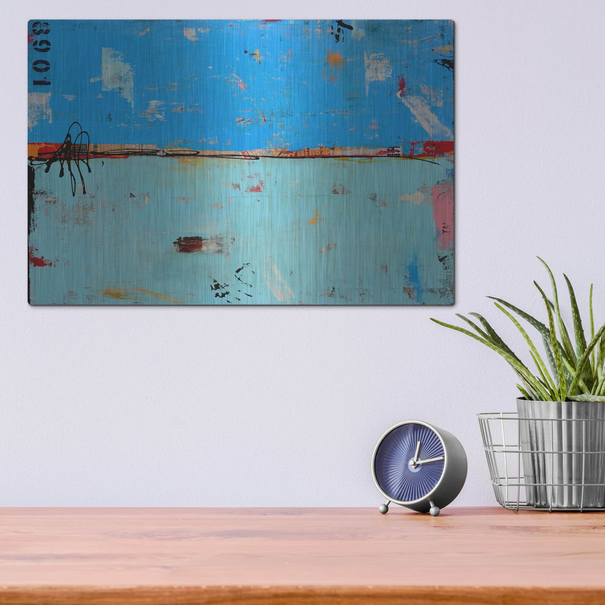 'Match 1089' by Erin Ashley – Metal Wall Art, 16x12 room view