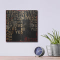 'Yes, No, Maybe' by Erin Ashley – Metal Wall Art, 12x12 room view