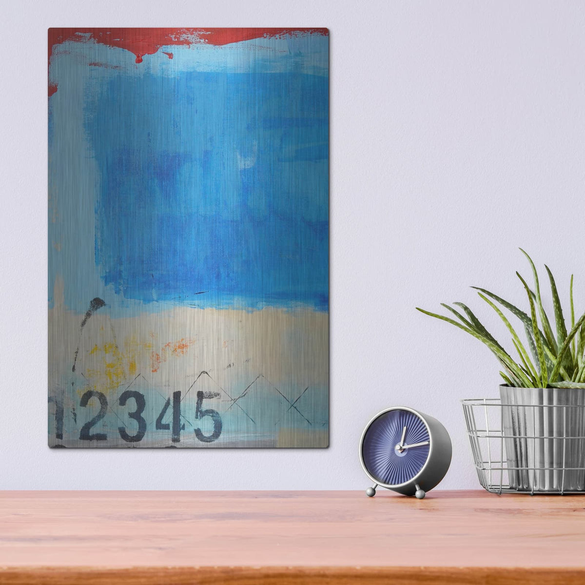 'That's a Wrap I' by Erin Ashley – Metal Wall Art, 12x16 room view