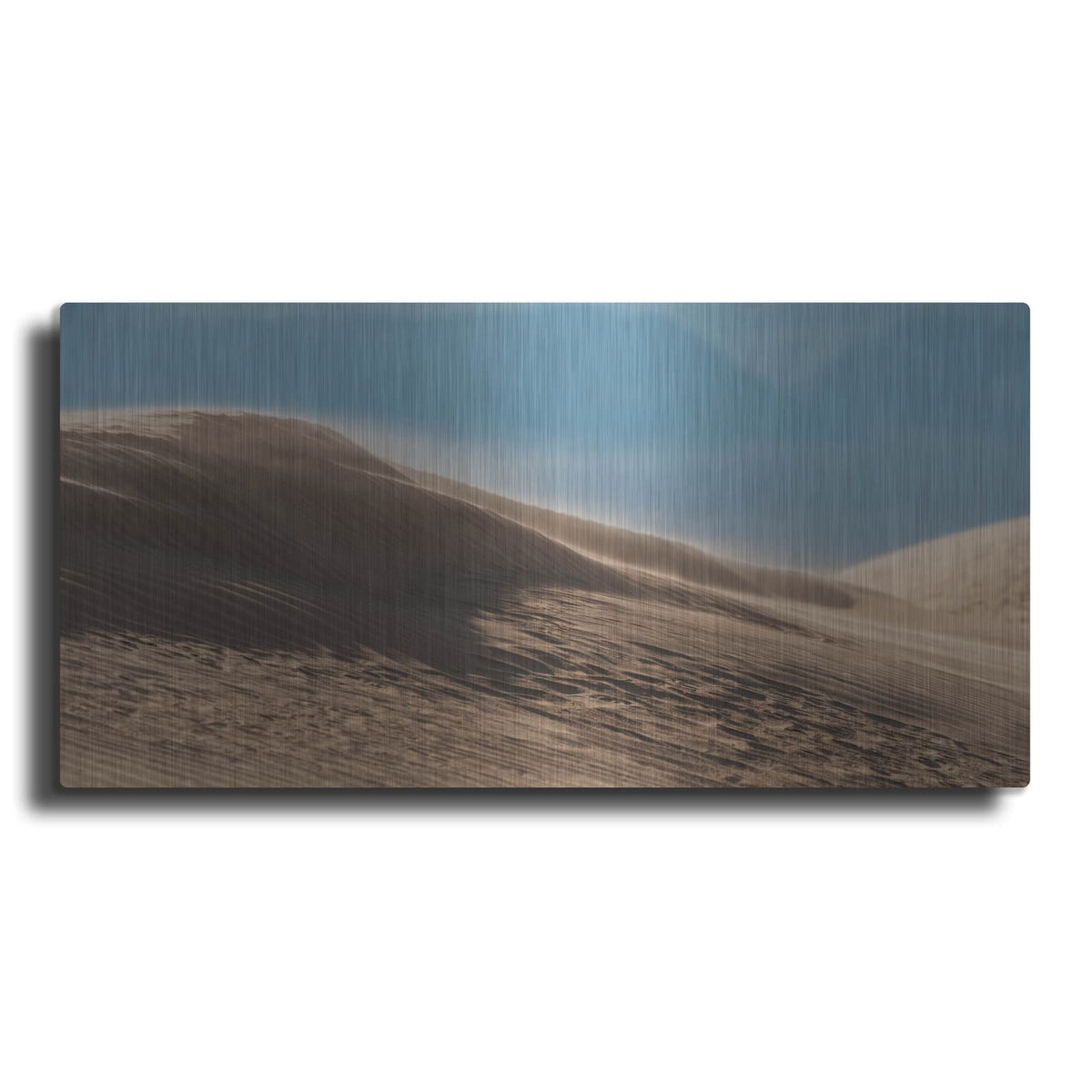 'Blowing Sand Dunes' by Luxe Metal Portfolio – Metal Wall Art