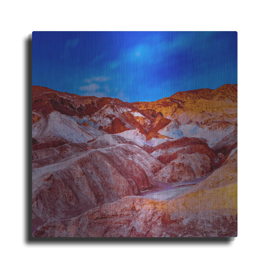 'Death Valley - Artists Palette' by Luxe Metal Portfolio – Metal Wall Art