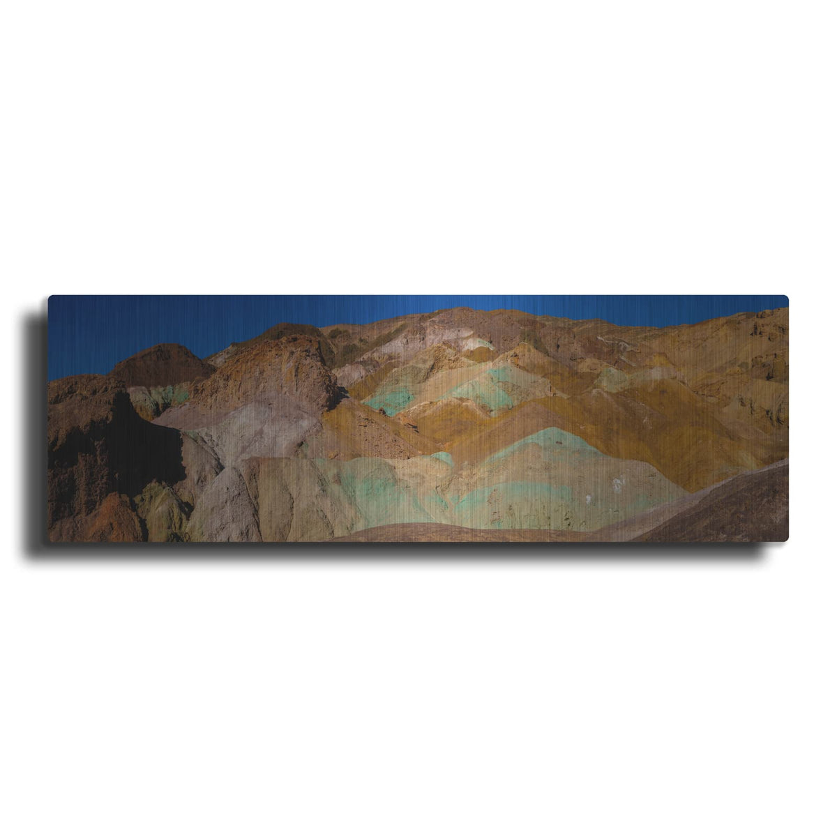 'Death Valley - Artists Pallette Panorama 1' by Luxe Metal Portfolio – Metal Wall Art