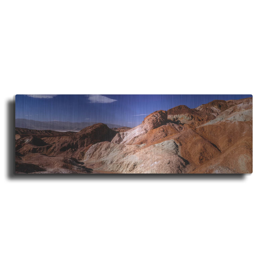 'Death Valley - Artists Pallette Panorama 2' by Luxe Metal Portfolio – Metal Wall Art