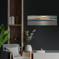 'Death Valley - Badwater Basin Gold Sunset' by Luxe Metal Portfolio – Metal Wall Art, 36x12 room view