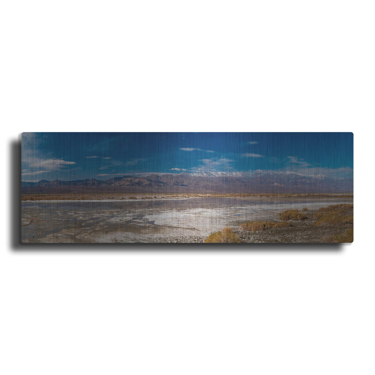 'Death Valley - Badwater Basin Panorama' by Luxe Metal Portfolio – Metal Wall Art