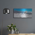 'Death Valley - Badwater Basin Salt' by Luxe Metal Portfolio – Metal Wall Art, 24x12 room view