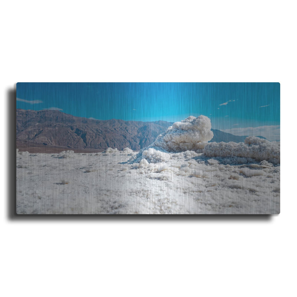'Death Valley - Badwater Basin Salt' by Luxe Metal Portfolio – Metal Wall Art