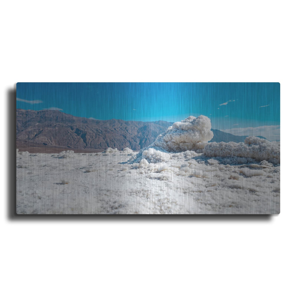 'Death Valley - Badwater Basin Salt' by Luxe Metal Portfolio – Metal Wall Art