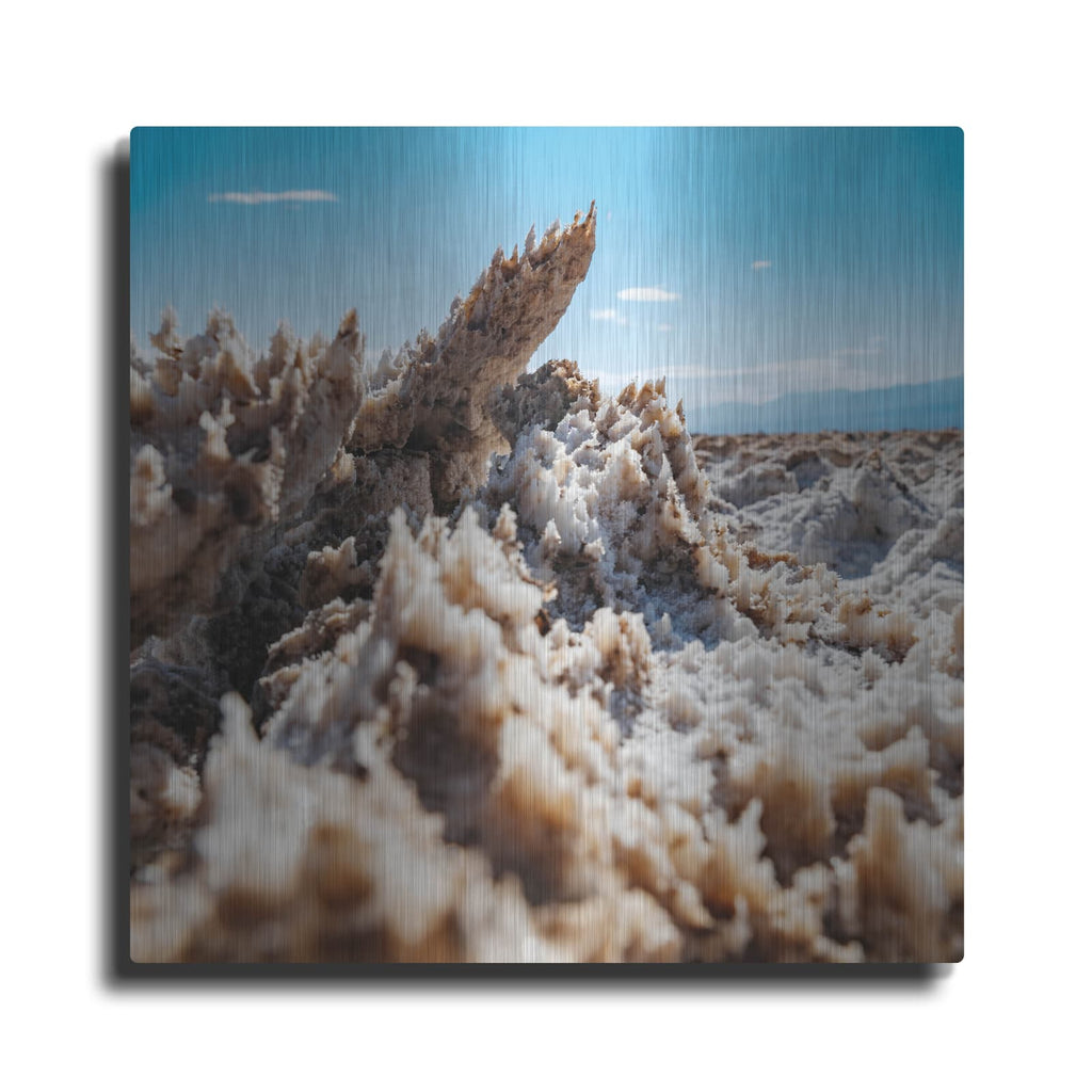'Death Valley - Devils Golf Course 3' by Luxe Metal Portfolio – Metal Wall Art