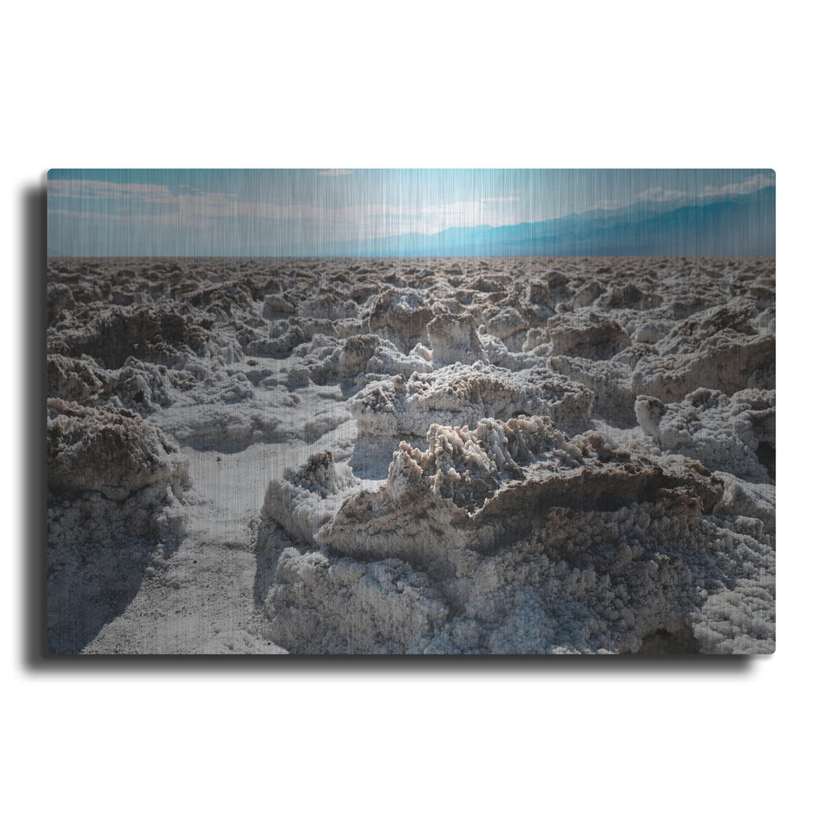 'Death Valley - Devils Golf Course' by Luxe Metal Portfolio – Metal Wall Art