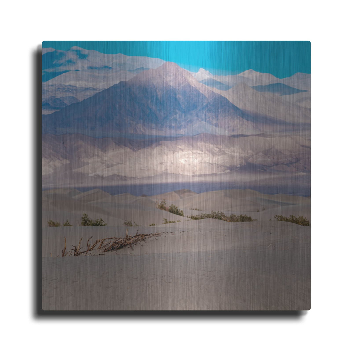 'Death Valley - Dunes' by Luxe Metal Portfolio – Metal Wall Art