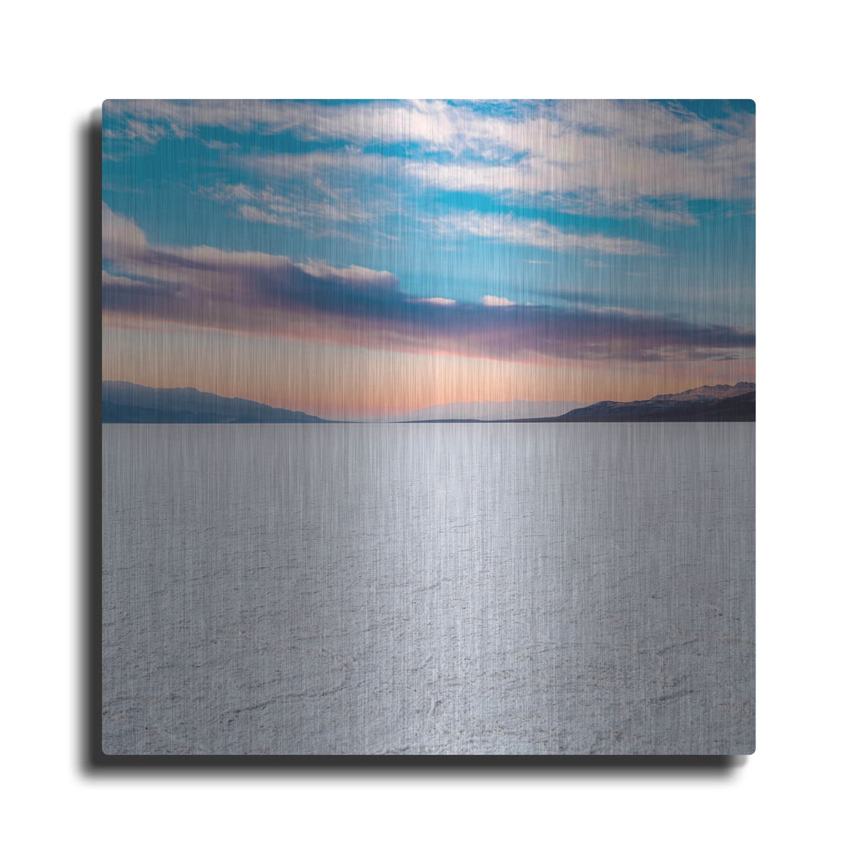 'Death Valley - Salt Land' by Luxe Metal Portfolio – Metal Wall Art