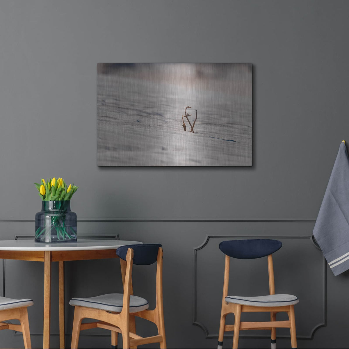 'Death Valley - Sand Life' by Luxe Metal Portfolio – Metal Wall Art, 36x24 room view