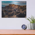 'Death Valley - Zabriskie Point Hills' by Luxe Metal Portfolio – Metal Wall Art, 16x12 room view