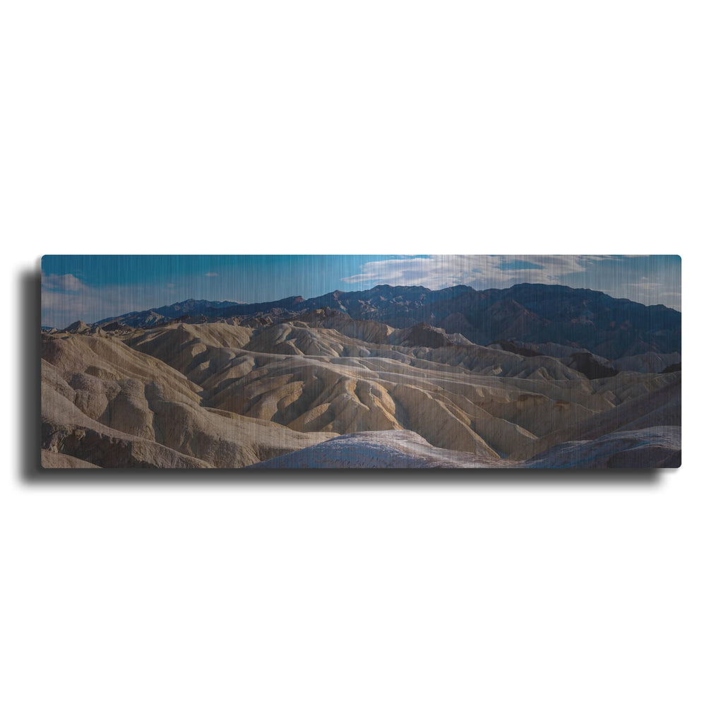'Death Valley - Zabriskie Point Landscape' by Luxe Metal Portfolio – Metal Wall Art