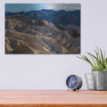 'Death Valley - Zabriskie Point View' by Luxe Metal Portfolio – Metal Wall Art, 16x12 room view