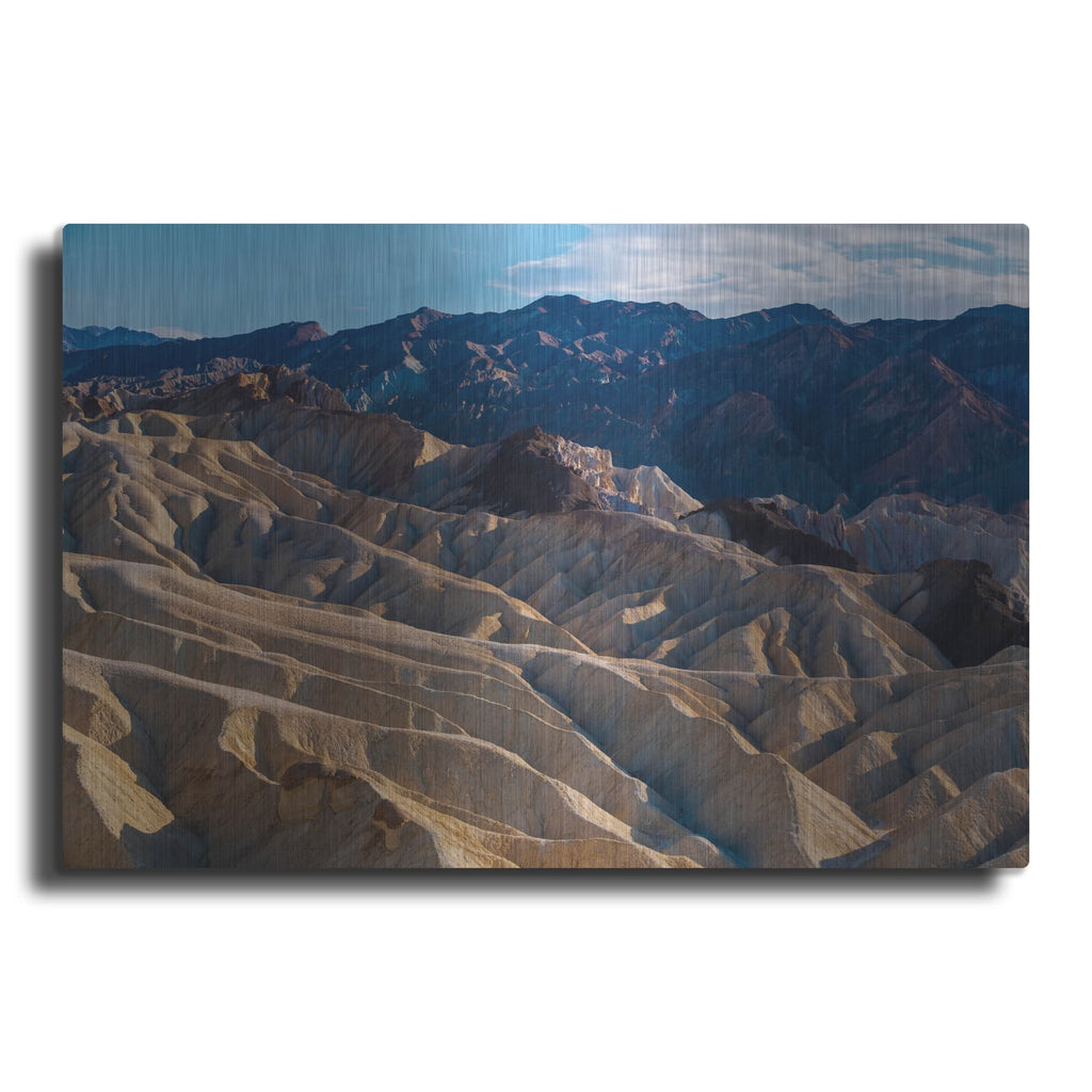 'Death Valley - Zabriskie Point View' by Luxe Metal Portfolio – Metal Wall Art