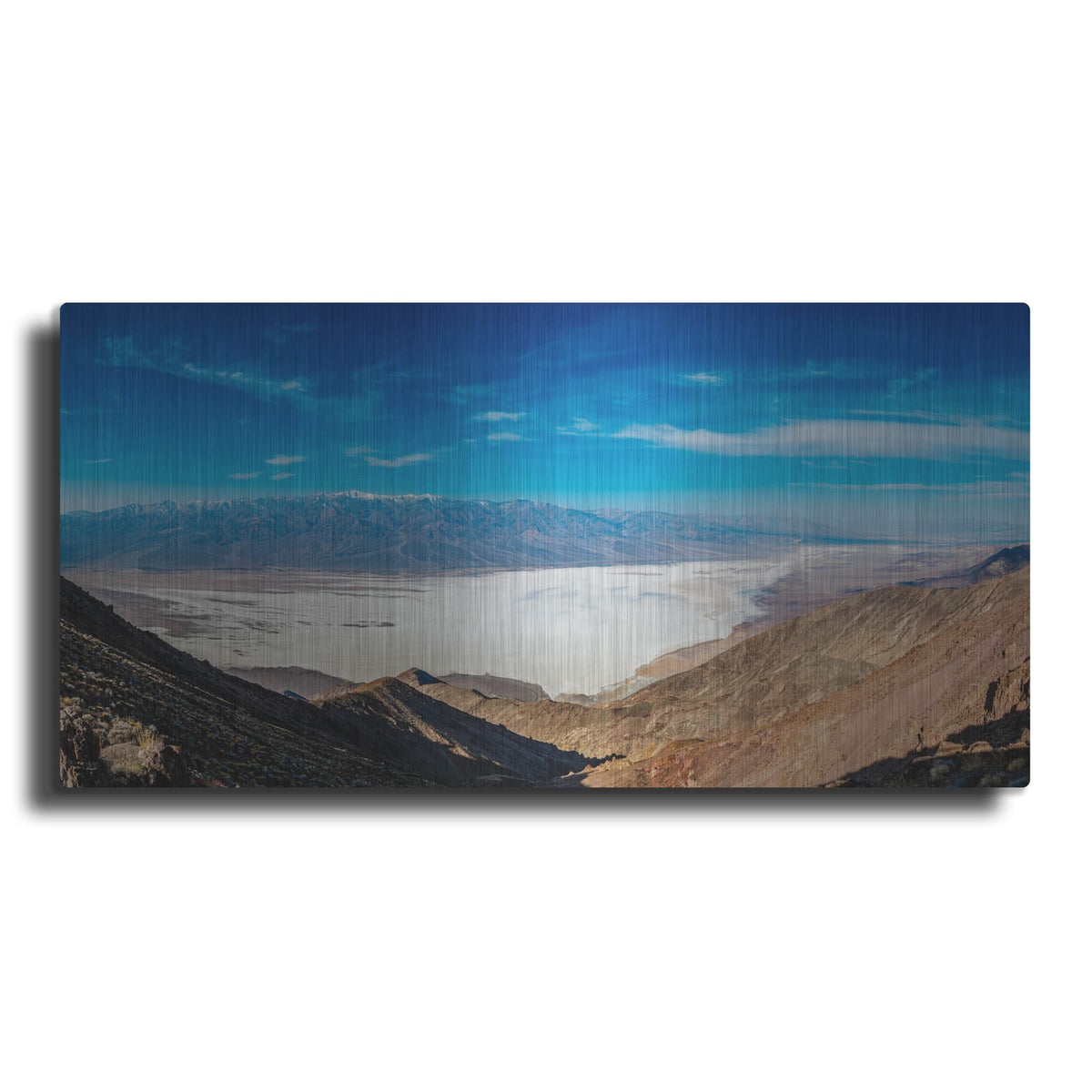 'Death Valley Dantes View' by Luxe Metal Portfolio – Metal Wall Art