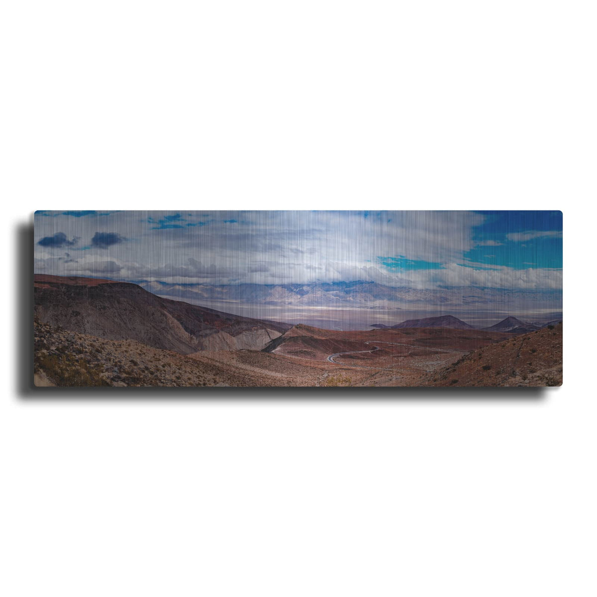 'Death Valley Overlook Panorama' by Luxe Metal Portfolio – Metal Wall Art