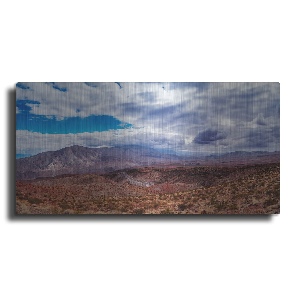 'Death Valley Panorama' by Luxe Metal Portfolio – Metal Wall Art