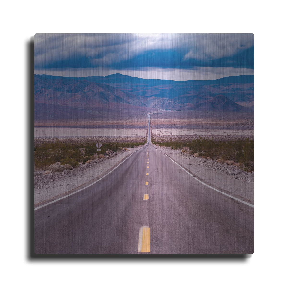 'Death Valley Road' by Luxe Metal Portfolio – Metal Wall Art