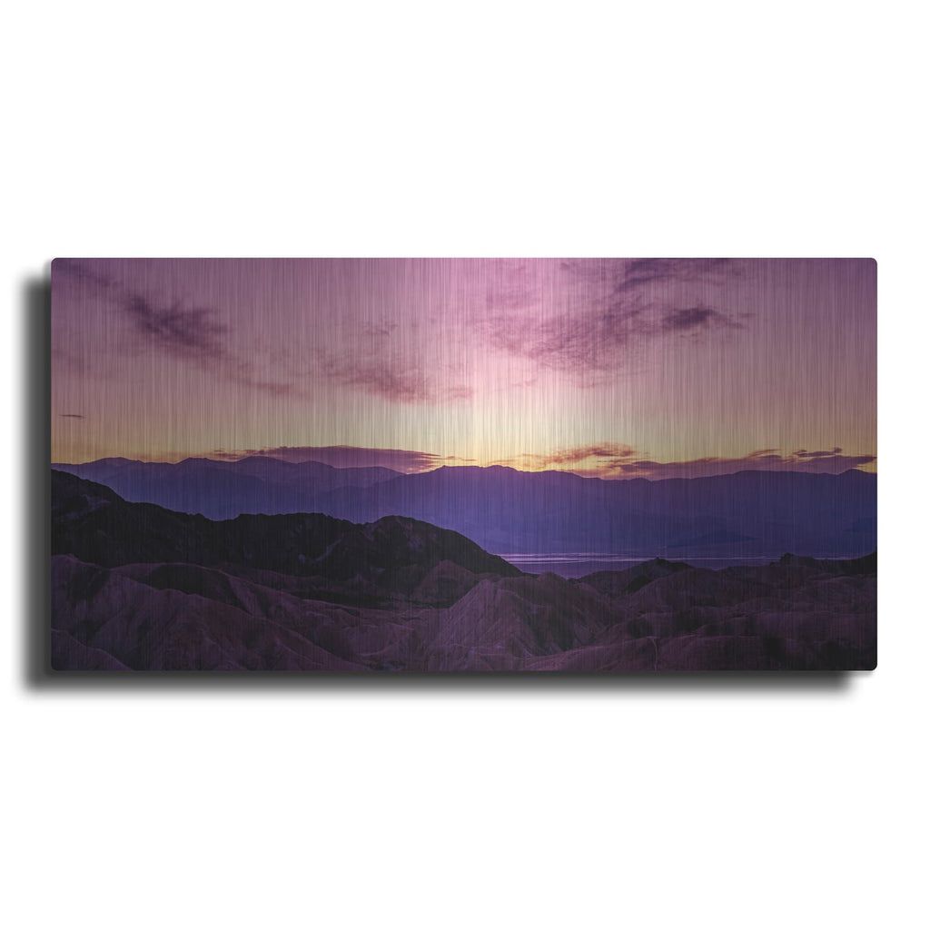 'Death Valley Sunset' by Luxe Metal Portfolio – Metal Wall Art