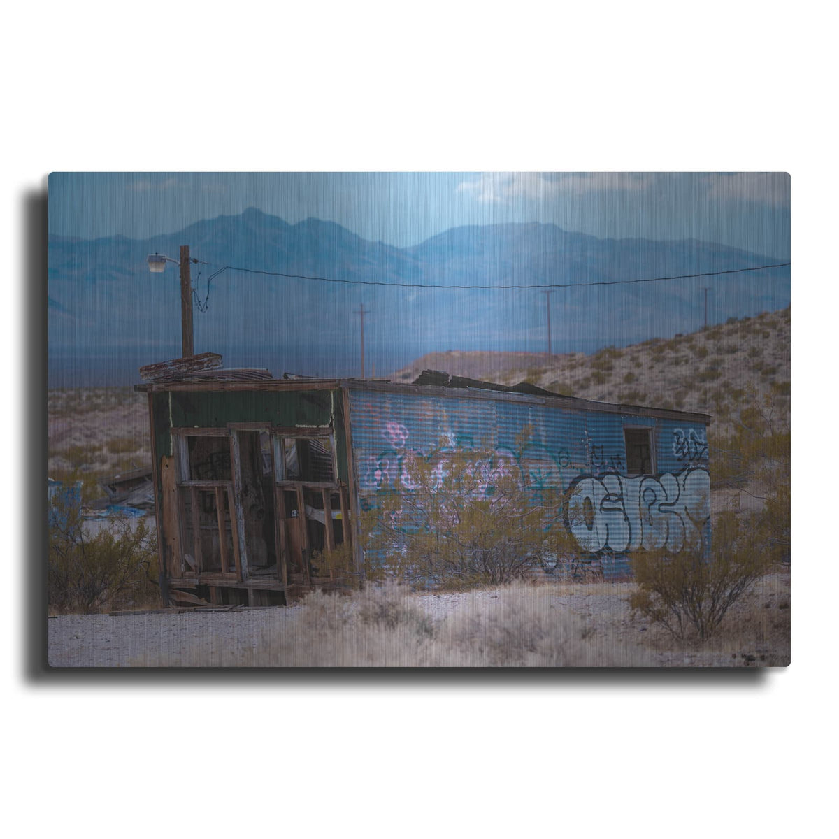 'Desert Shack' by Luxe Metal Portfolio – Metal Wall Art