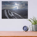 'Keystone North Peak Mountain' by Luxe Metal Portfolio – Metal Wall Art, 16x12 room view