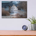 'Mcpolin Barn Park City Utah' by Luxe Metal Portfolio – Metal Wall Art, 16x12 room view