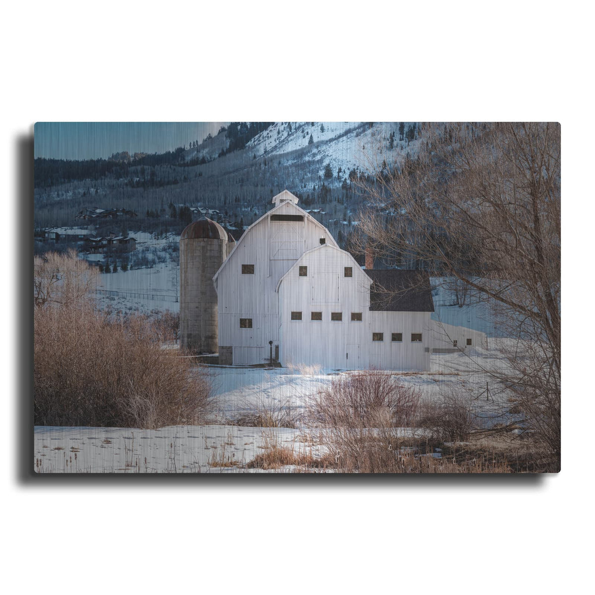 'Mcpolin Barn Park City Utah' by Luxe Metal Portfolio – Metal Wall Art