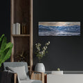 'Park City Canyons Mountain Sunset Panorama' by Luxe Metal Portfolio – Metal Wall Art, 36x12 room view