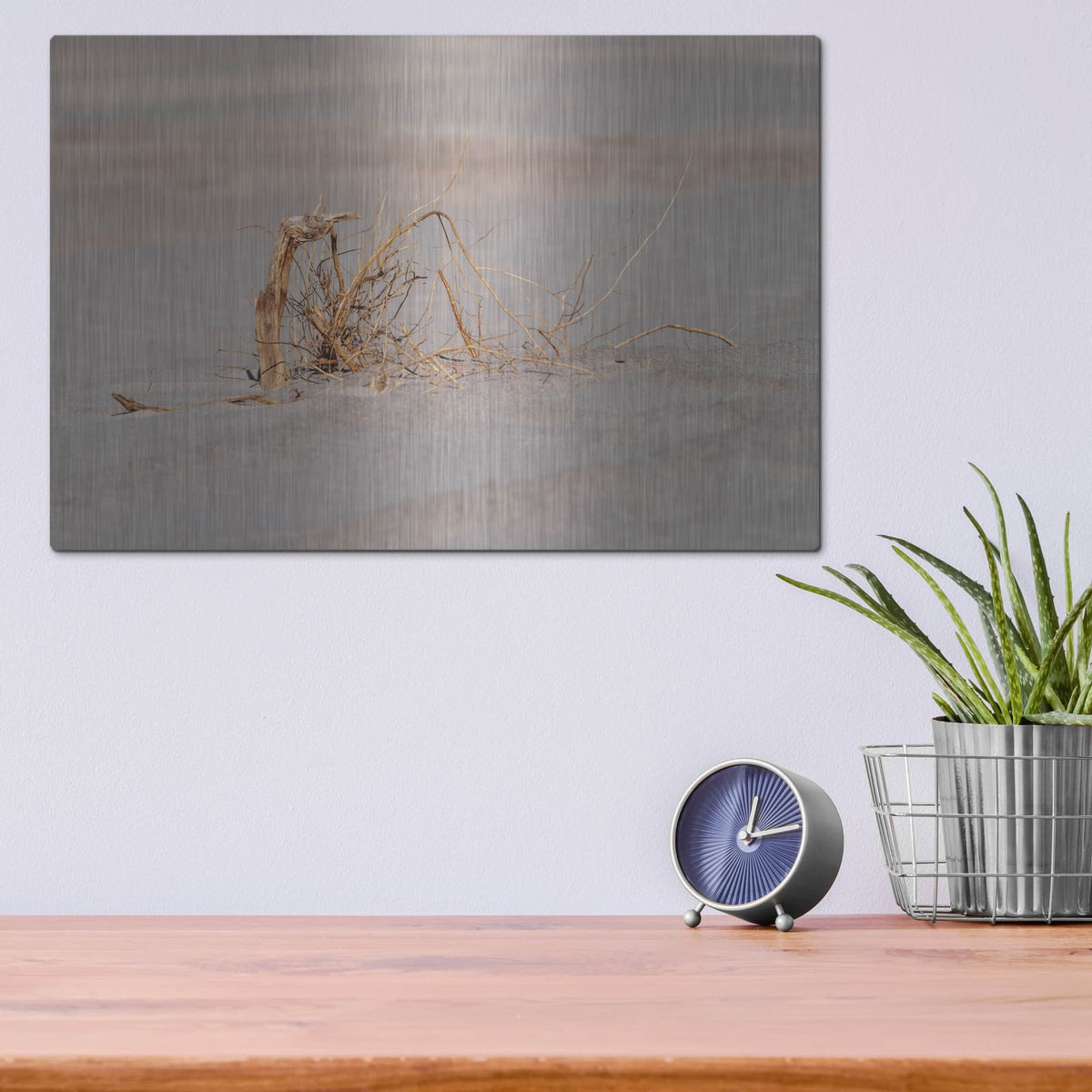 'Sand Art' by Luxe Metal Portfolio – Metal Wall Art, 16x12 room view