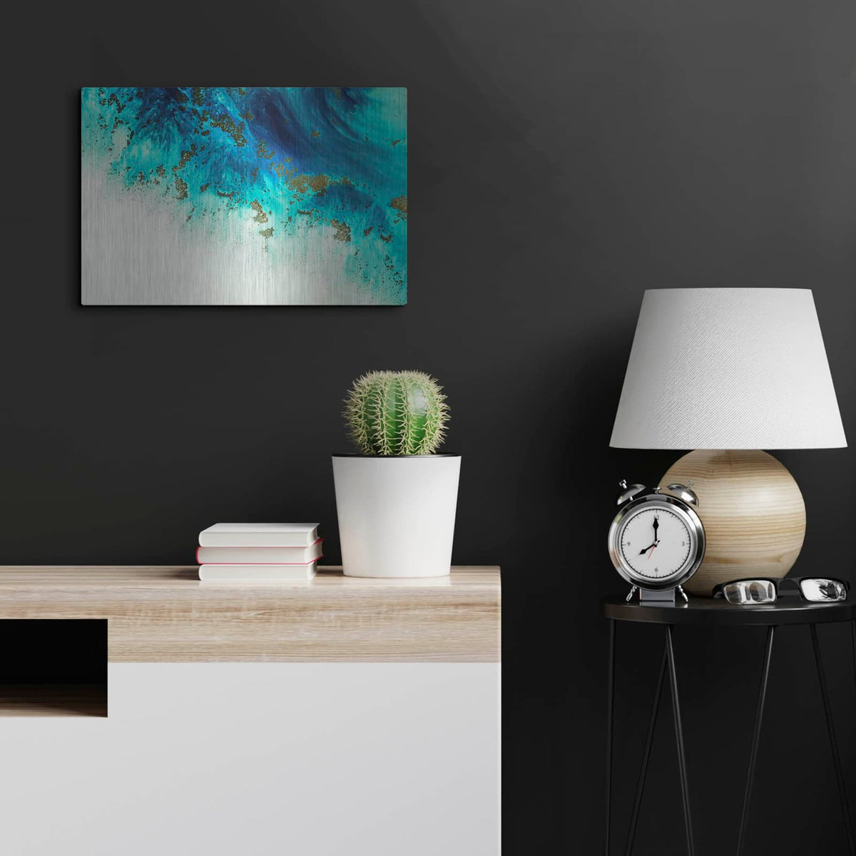 'Above The Shallows' by Petra Meikle de Vlas – Metal Wall Art, 24x16 room view