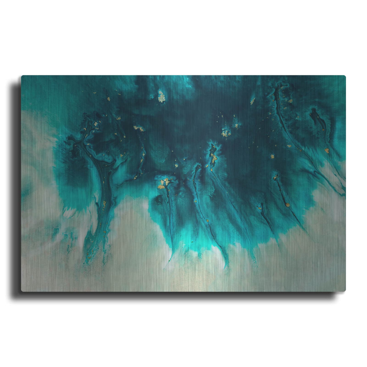 'Aqua Echoes' by Petra Meikle de Vlas – Metal Wall Art
