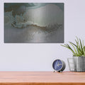 'Drifting Shallows' by Petra Meikle de Vlas – Metal Wall Art, 16x12 room view